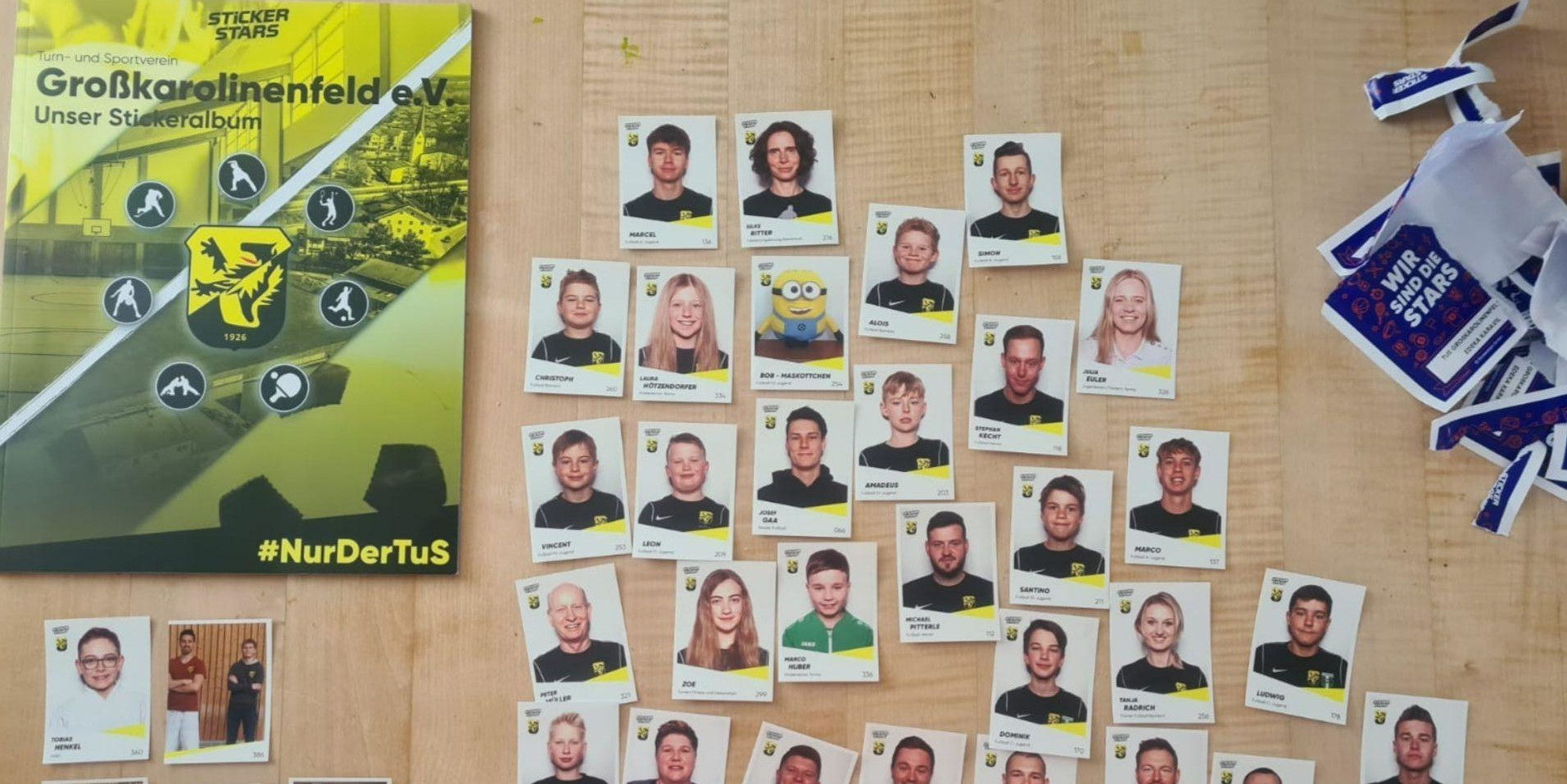 Sammelt unsere Judokas als Sticker